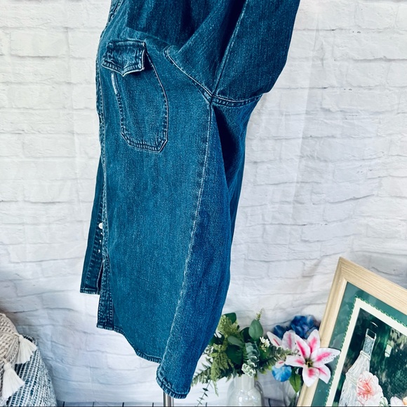 Vintage Menβs Denim Columbia Shirt - Picture 5 of 13